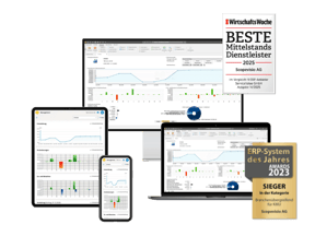 Scopevisio Screenshot und Auszeichnungen transparent
