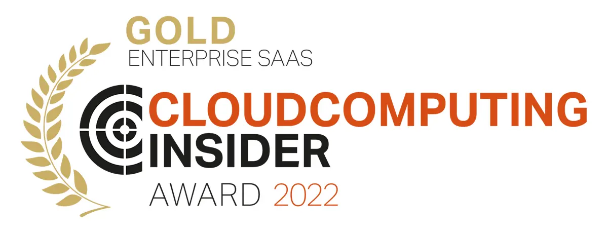 CCI Award 2022 Gold Enterprise Saas
