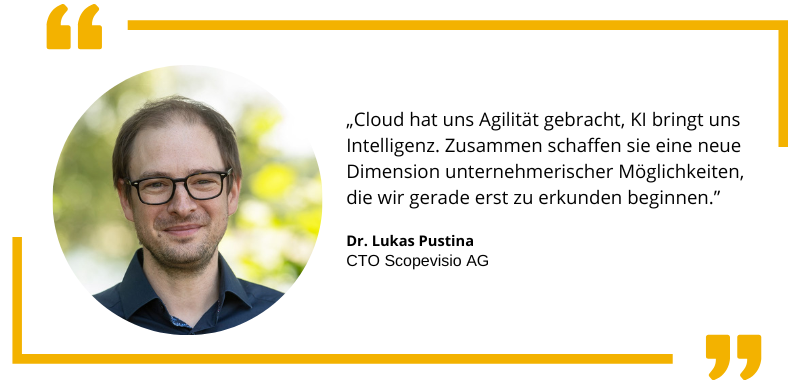 Expertenzitat Dr. Lukas Pustins zum Thema KI